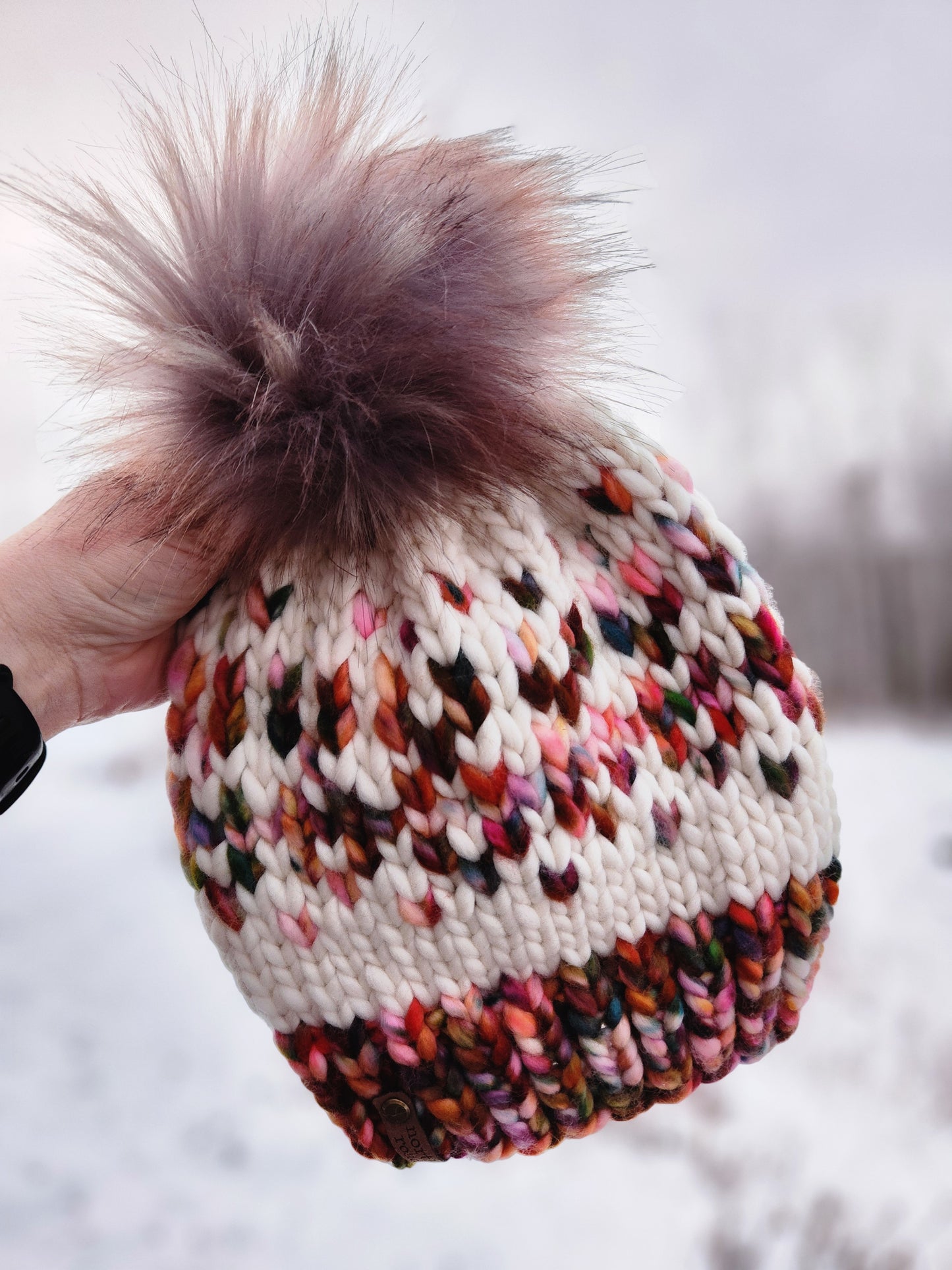 Merino Wool Pom Hat