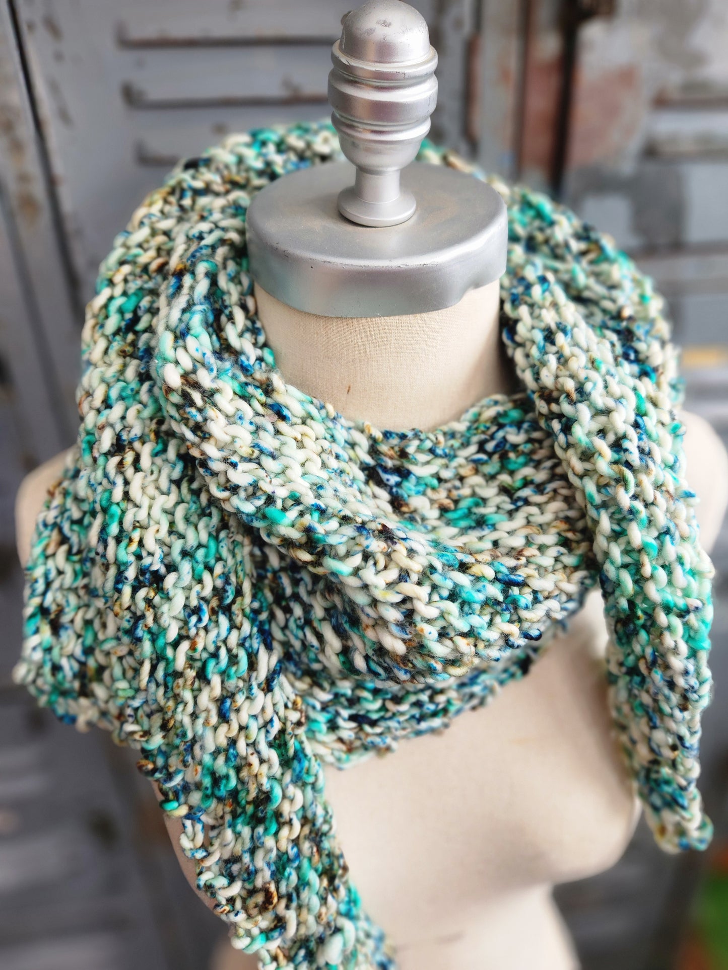 Merino Wool Sugarloaf Shawl