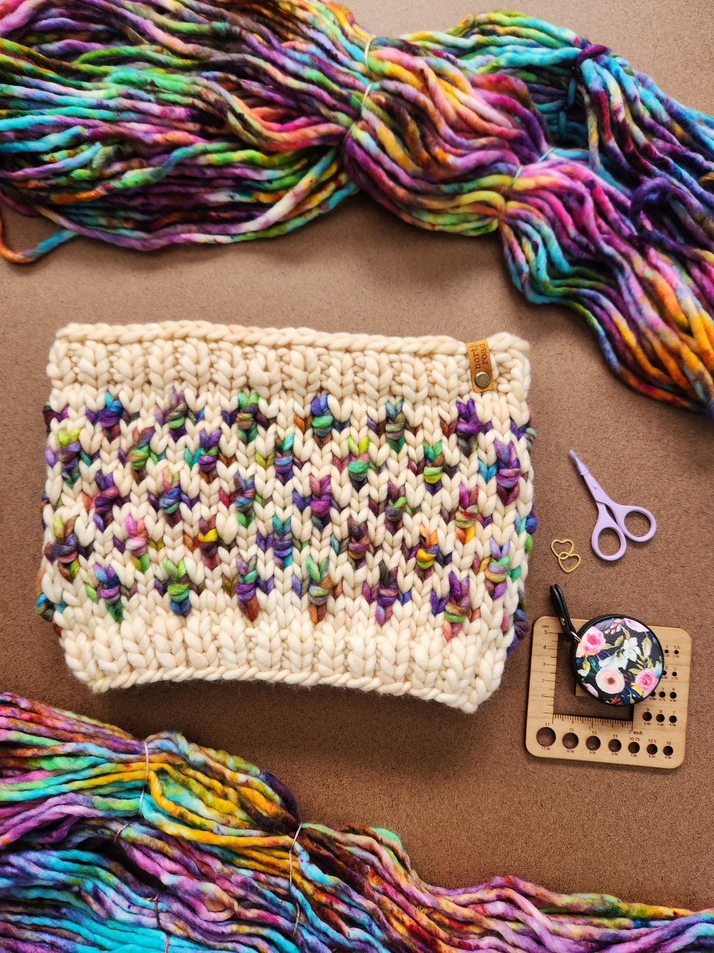 Seed Collector Cowl Knitting Pattern