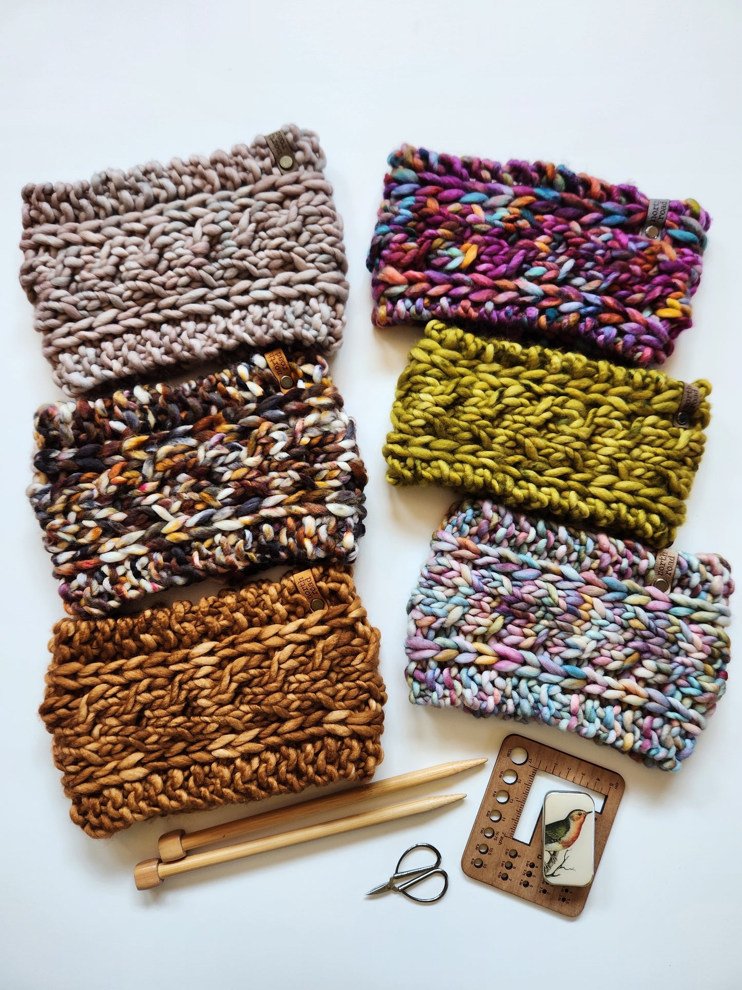 Circle of Pines Headband Knitting Pattern