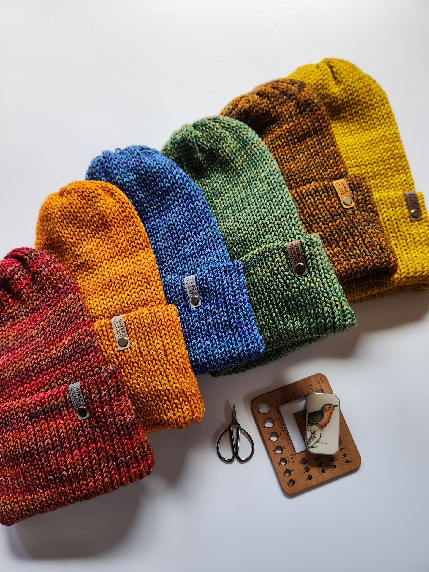 Simple Double Wall Beanie Knitting Pattern