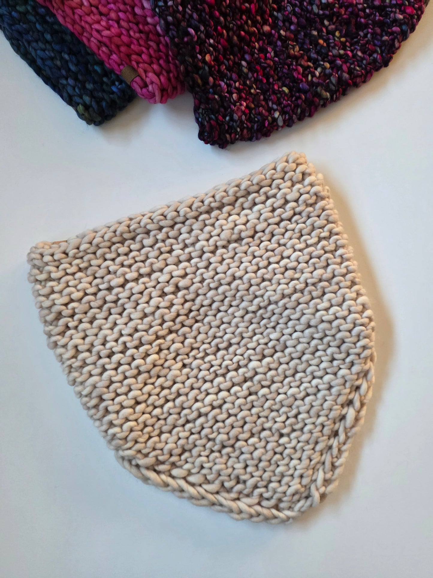 Pebble Beach Bandana Cowl Knitting Pattern