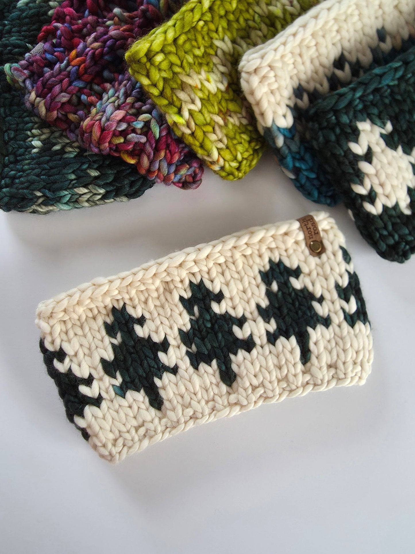 Just Trees Headband Knitting Pattern