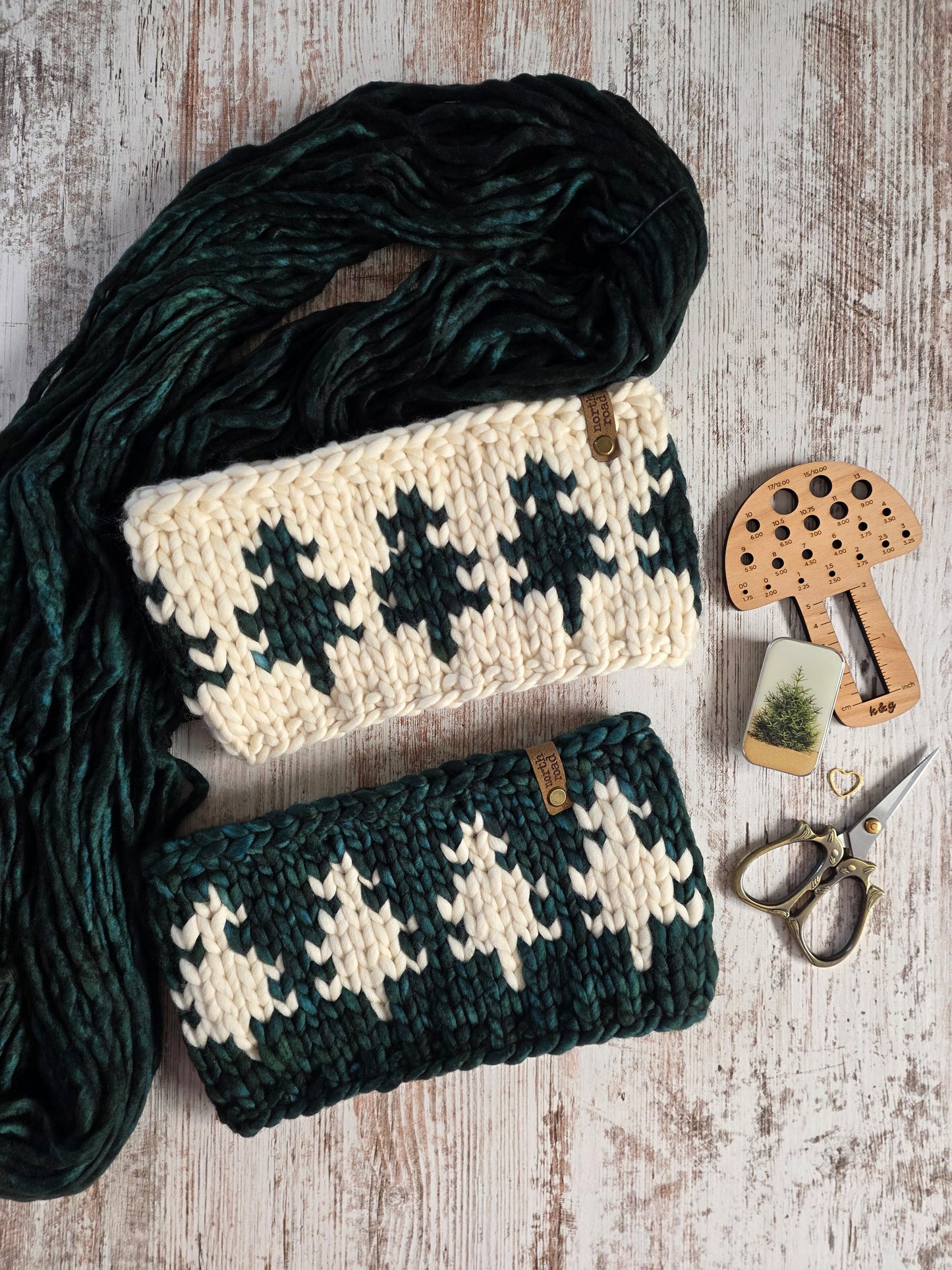 Just Trees Headband Knitting Pattern