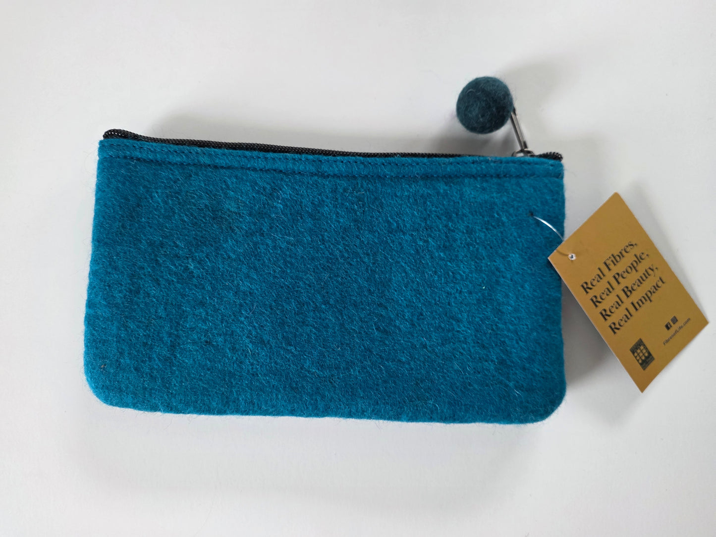 2-Tone Medium Organizer Pouch | Aqua