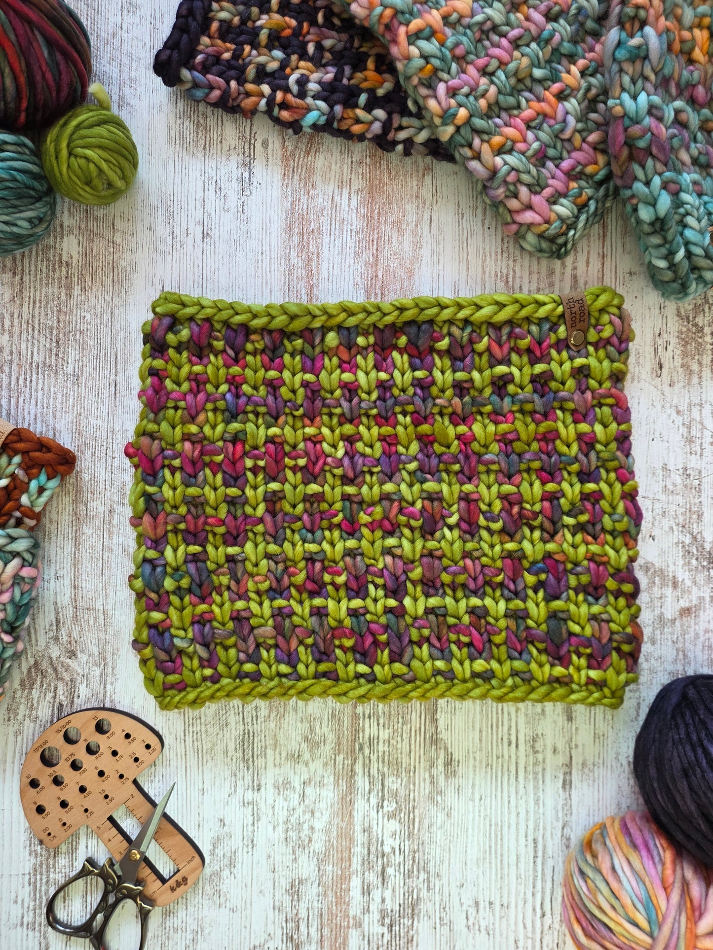 Rhythm of Life Cowl Knitting Pattern