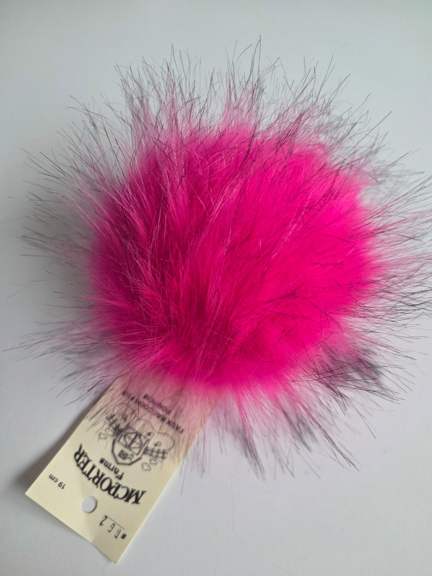 McPorter Farms | Faux Raccoon Fur Pom | 2