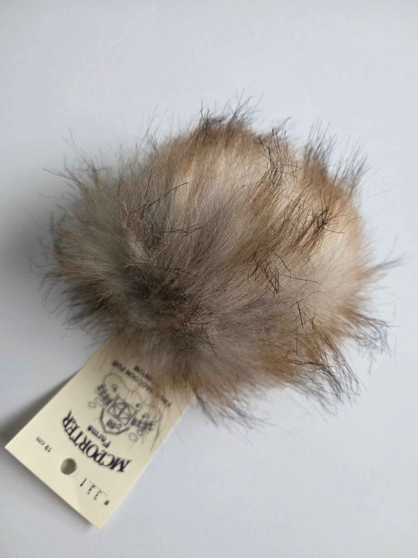 McPorter Farms | Faux Raccoon Fur Pom | 331