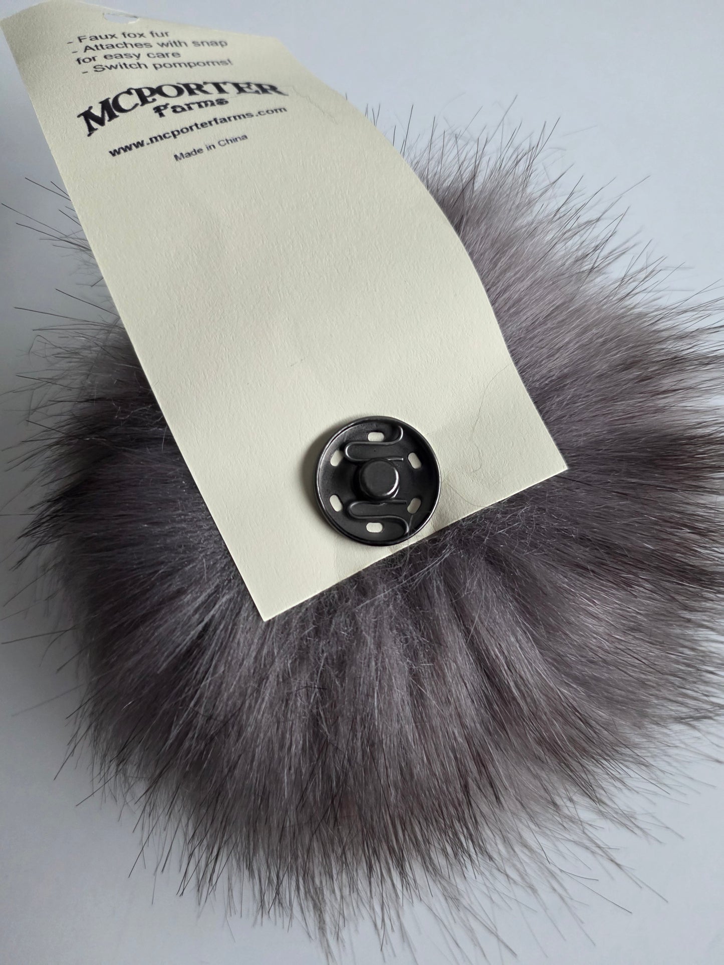 McPorter Farms | Faux Fox Fur Pom | 18
