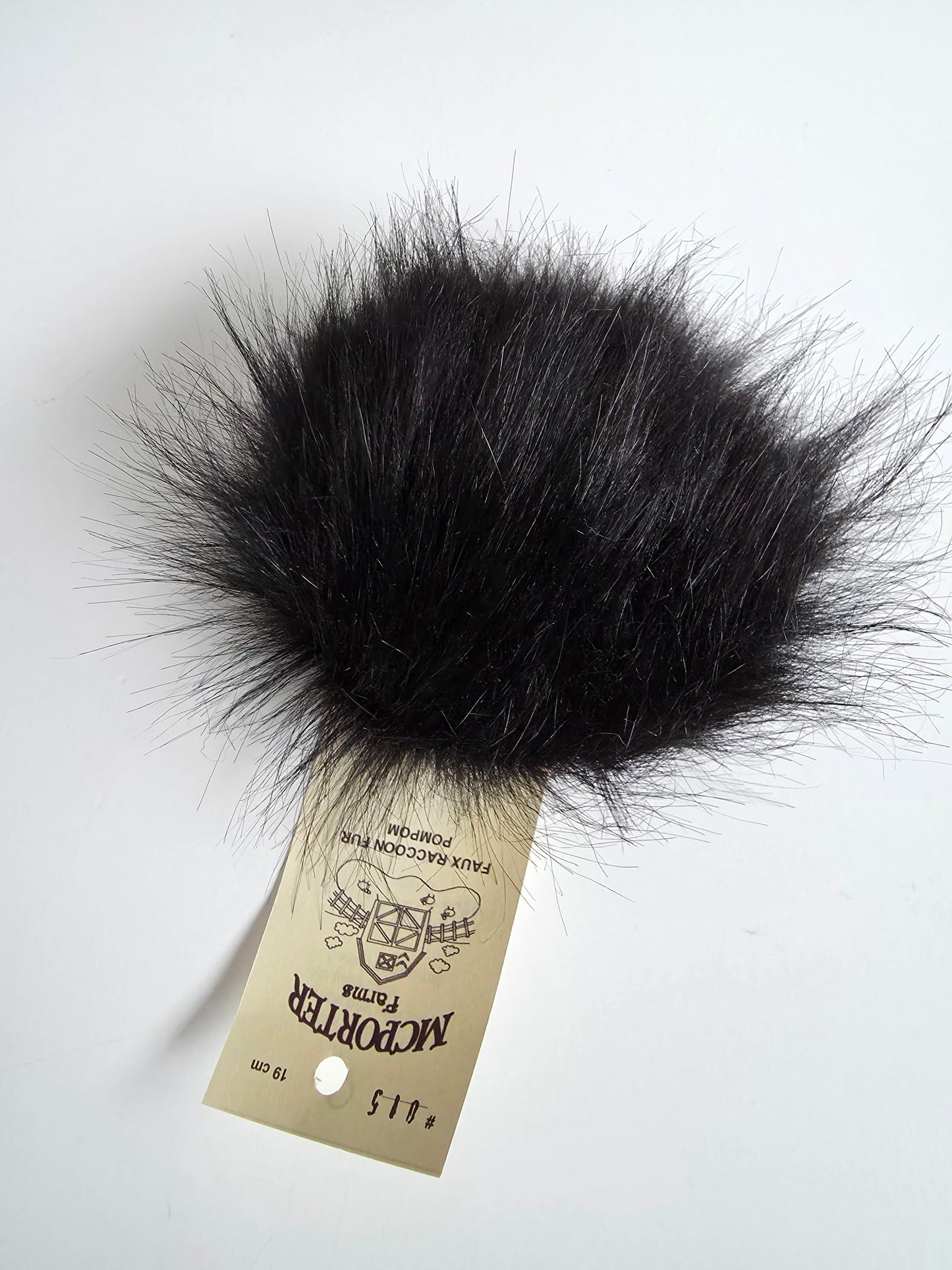 McPorter Farms | Faux Raccoon Fur Pom | 15