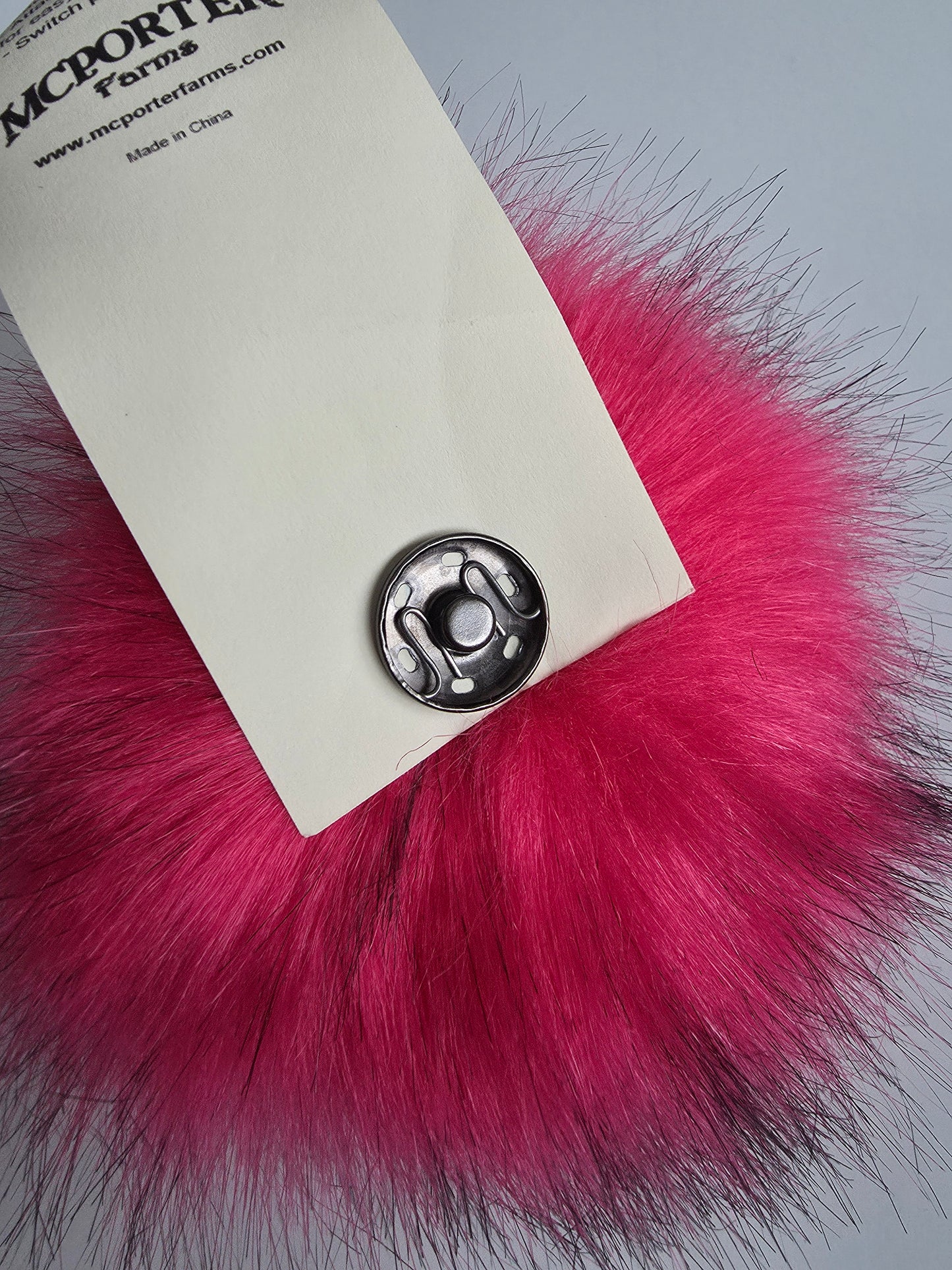 McPorter Farms | Faux Fox Fur Pom | 3