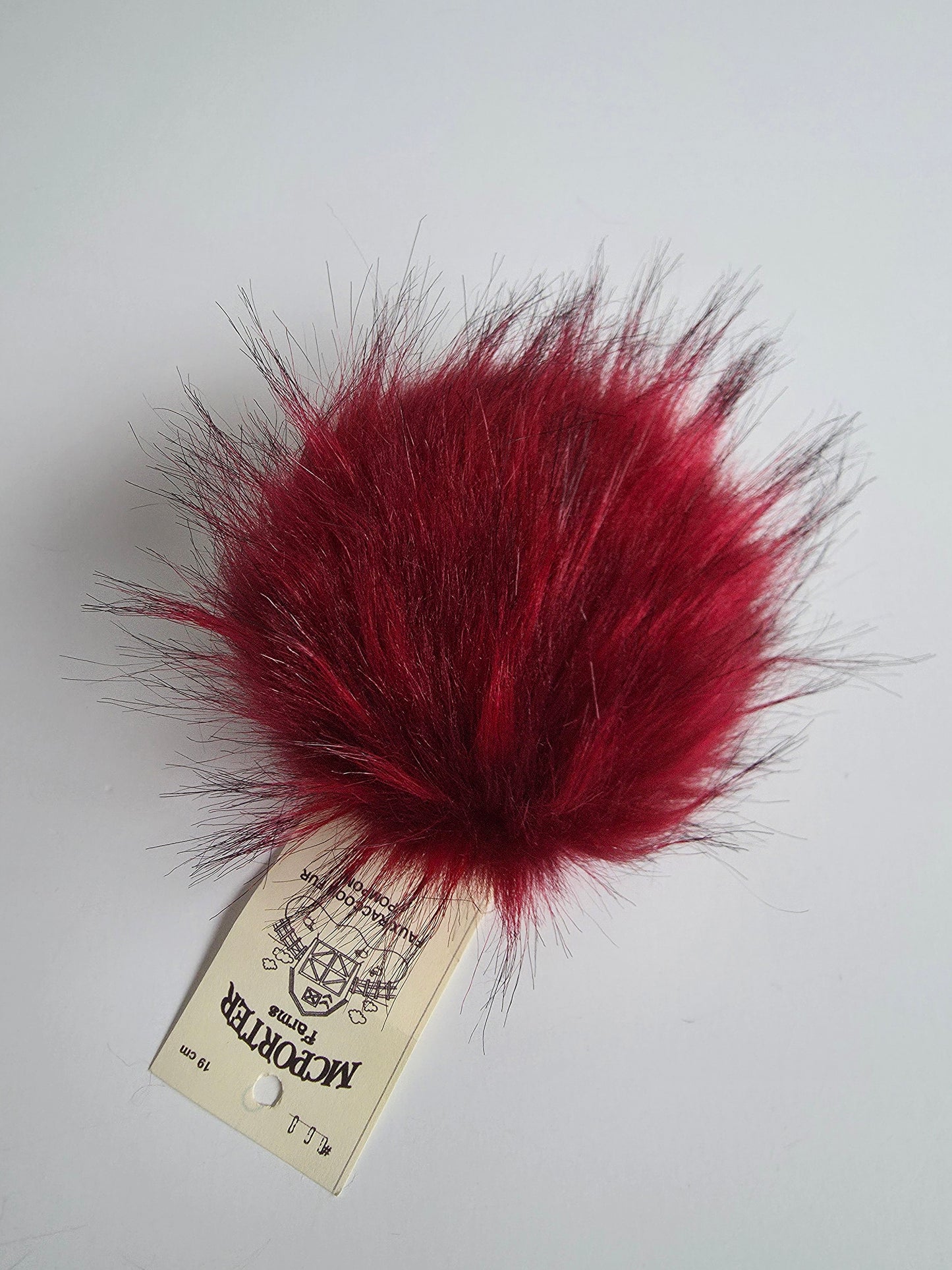 McPorter Farms | Faux Raccoon Fur Pom | 8