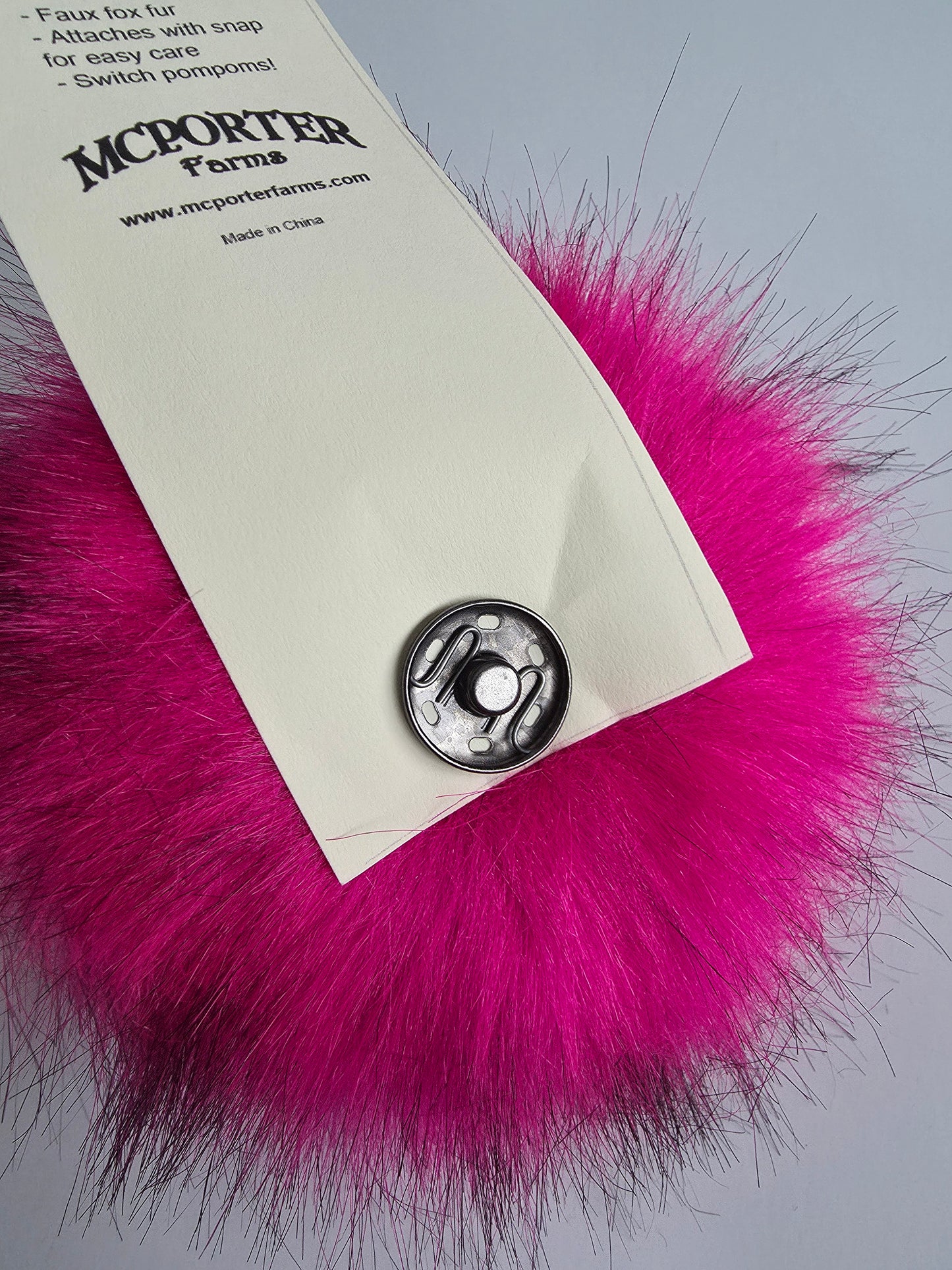 McPorter Farms | Faux Fox Fur Pom | 16
