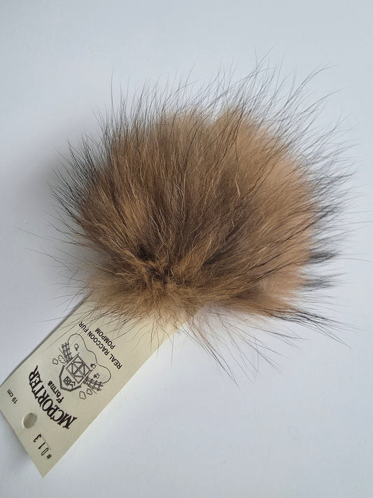 McPorter Farms | Real Raccoon Fur Pom | 13