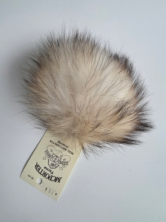 McPorter Farms | Real Raccoon Fur Pom | 6