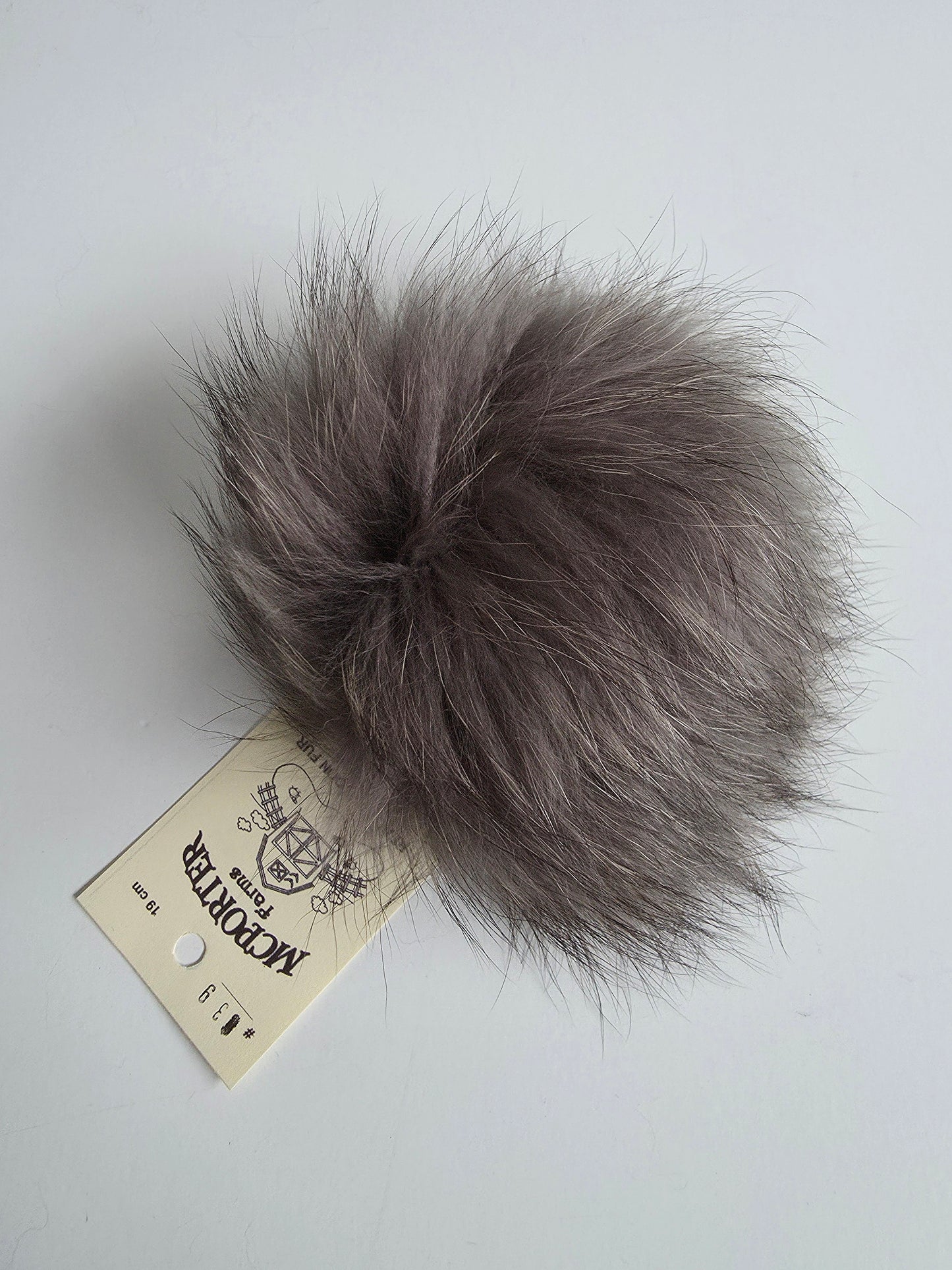 McPorter Farms | Real Raccoon Fur Pom | 39