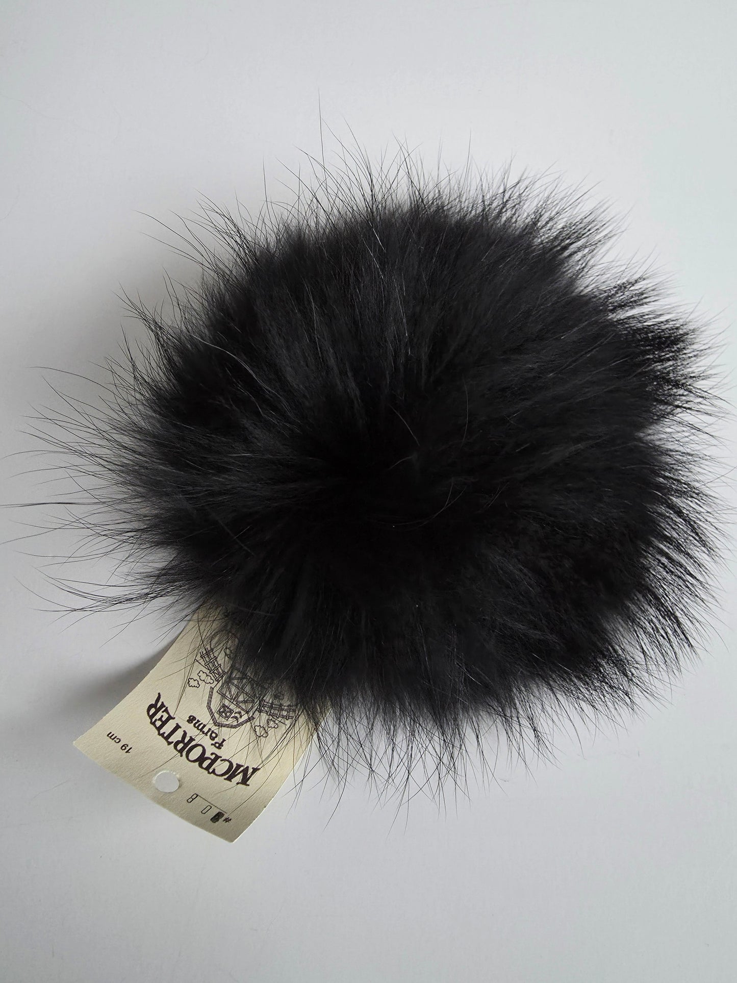 McPorter Farms | Real Raccoon Fur Pom | 8