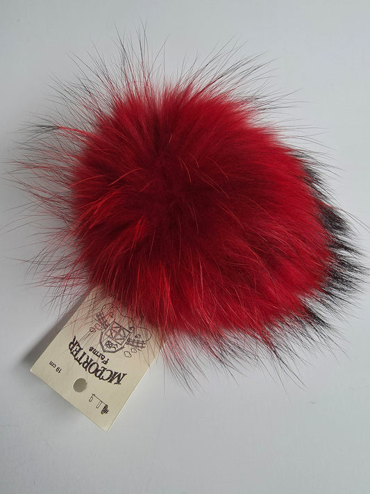 McPorter Farms | Real Raccoon Fur Pom | 9