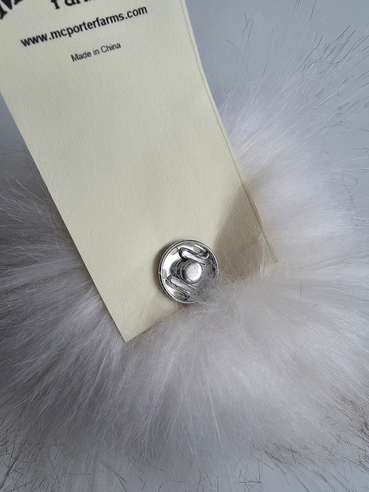 McPorter Farms | Faux Raccoon Fur Pom | 312