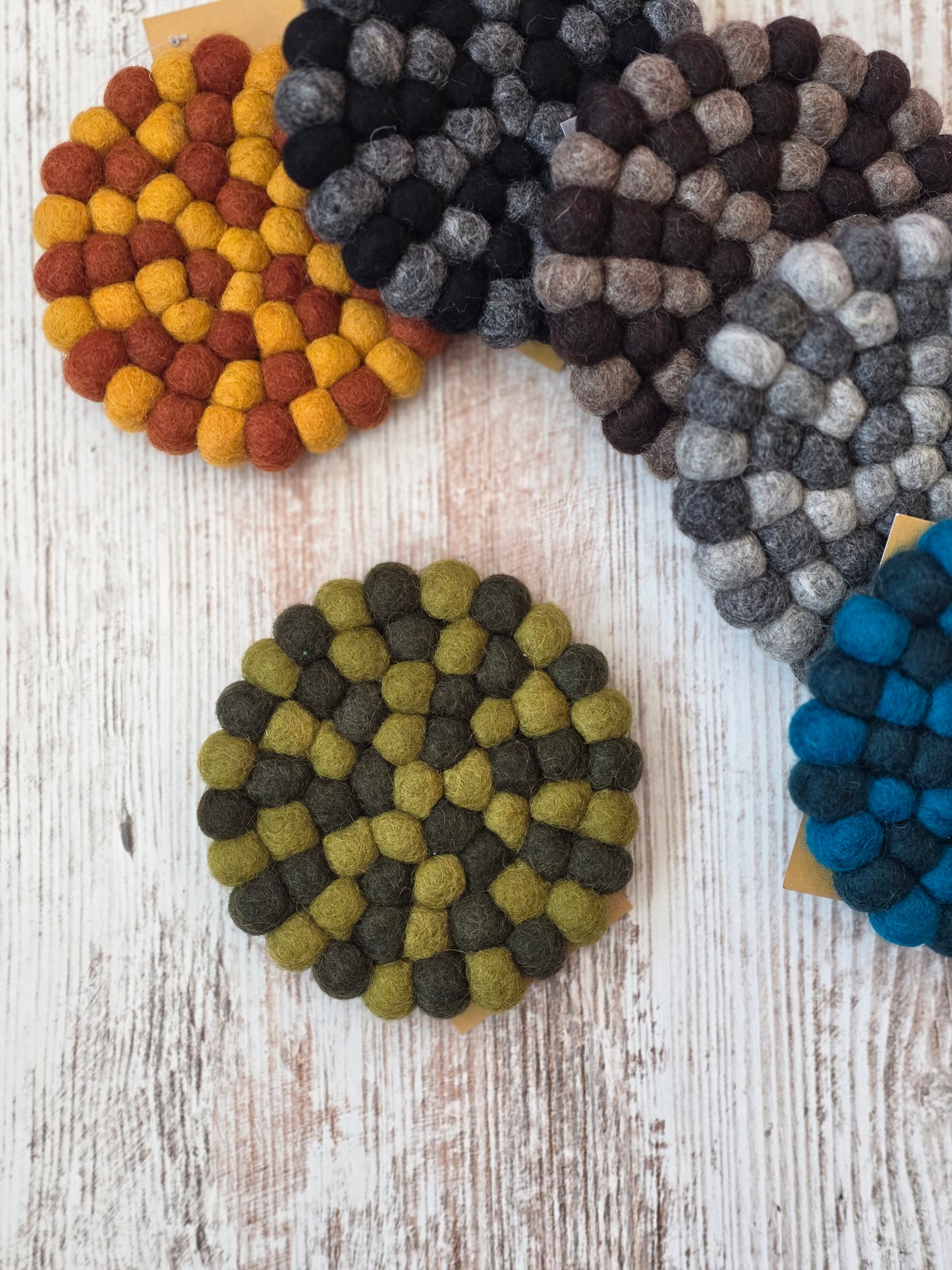 Felt Coaster | Khaki / Olive