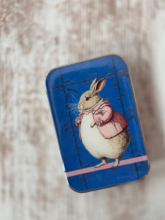 Large Lady Bunbury, Bunny Notions Tin