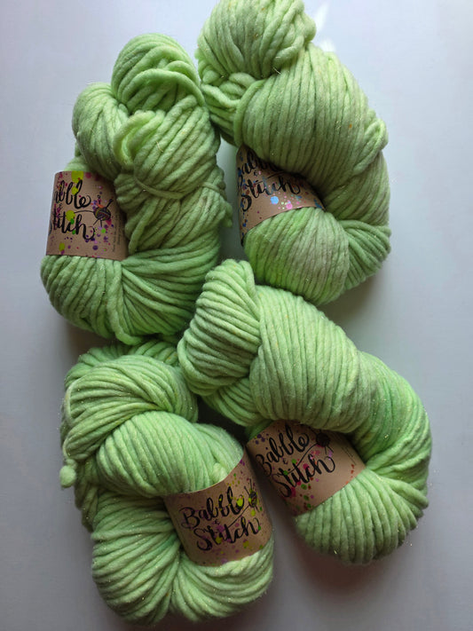 Babble and Stitch Yarn | Super Chunky Glam | Lucky Charm