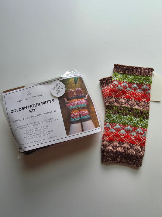 Knitting in the Wild Golden Hour Mitts Kit