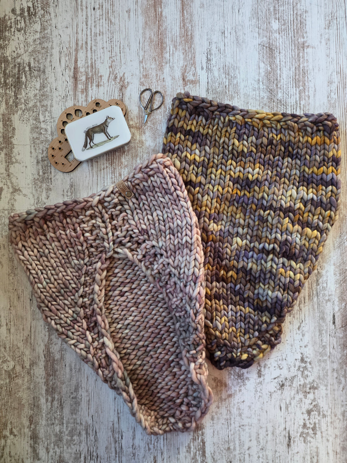 Balsam Bandana Cowl Knitting Pattern