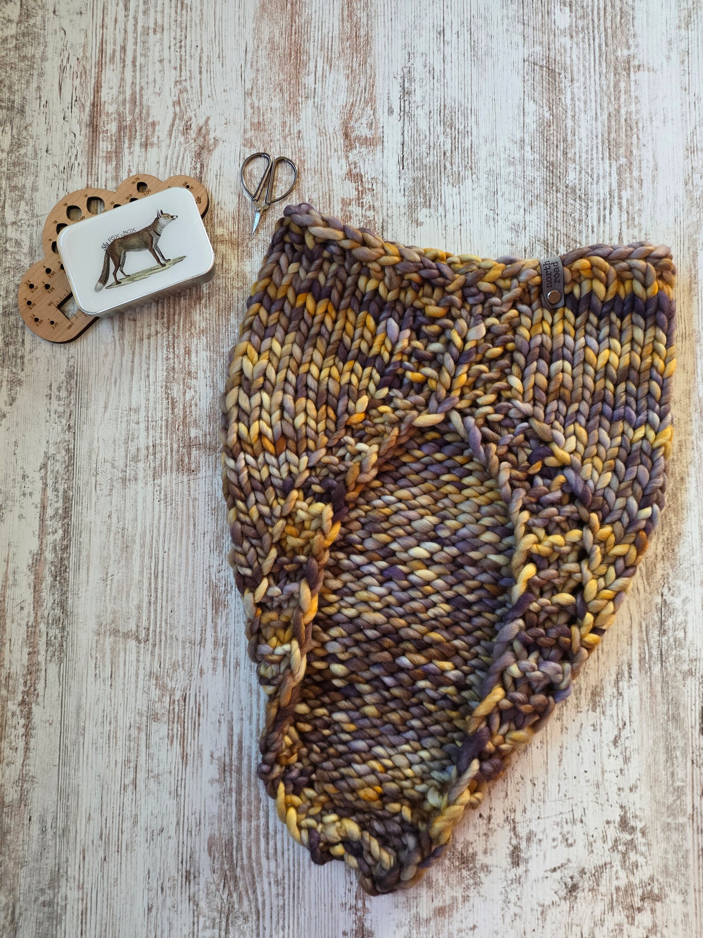 Balsam Bandana Cowl Knitting Pattern