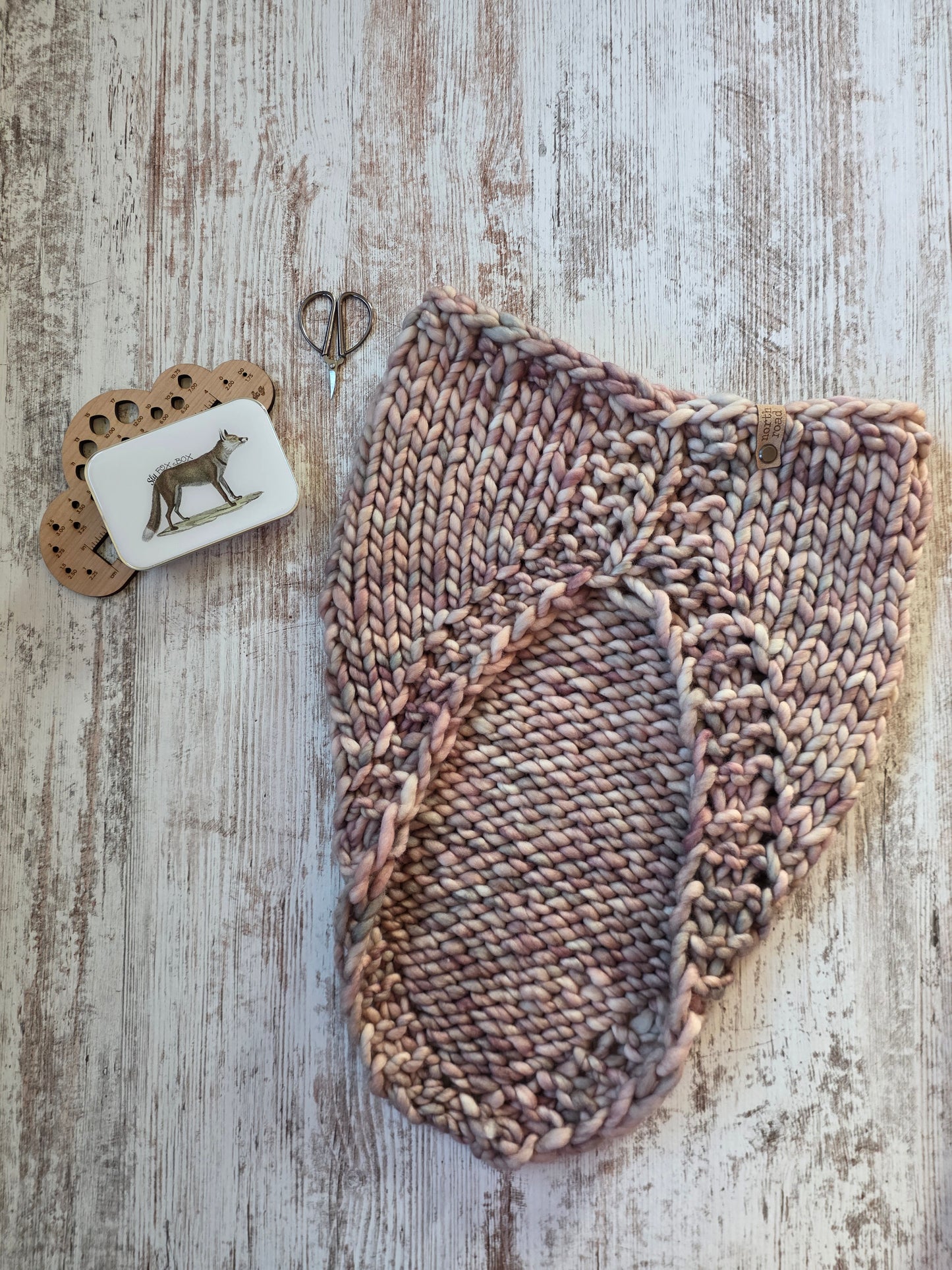 Balsam Bandana Cowl Knitting Pattern