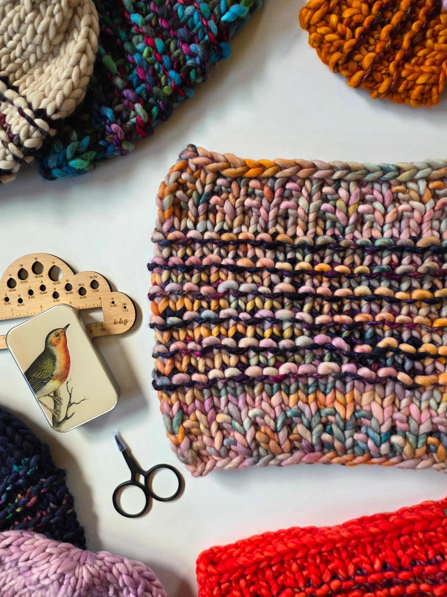 Loon Lake Cowl Knitting Pattern