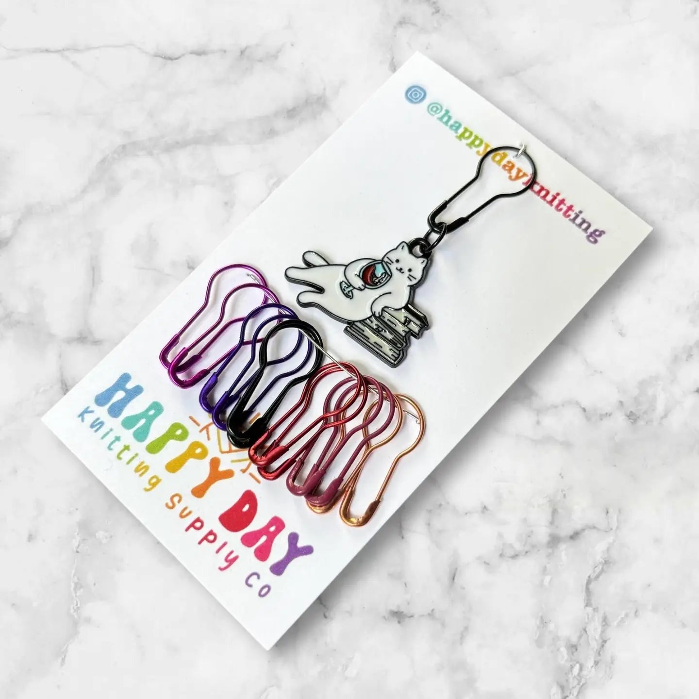 Cat Stitch Marker Kit with Bulb Pins