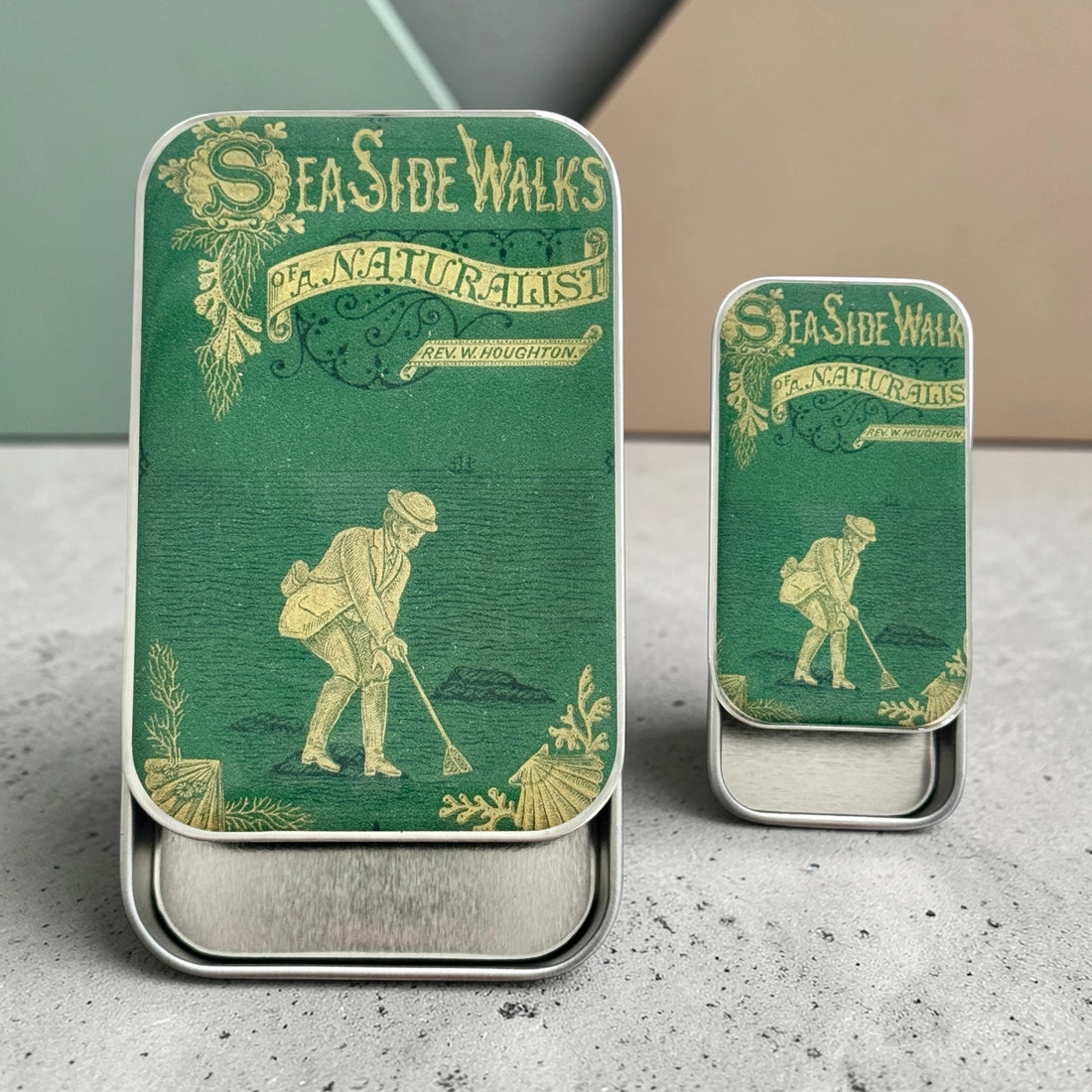 Large Seaside Naturalist Notions Tin