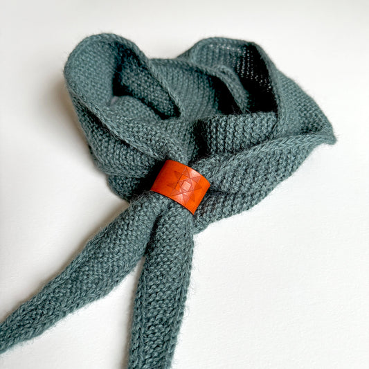 Leather Scarf Tie