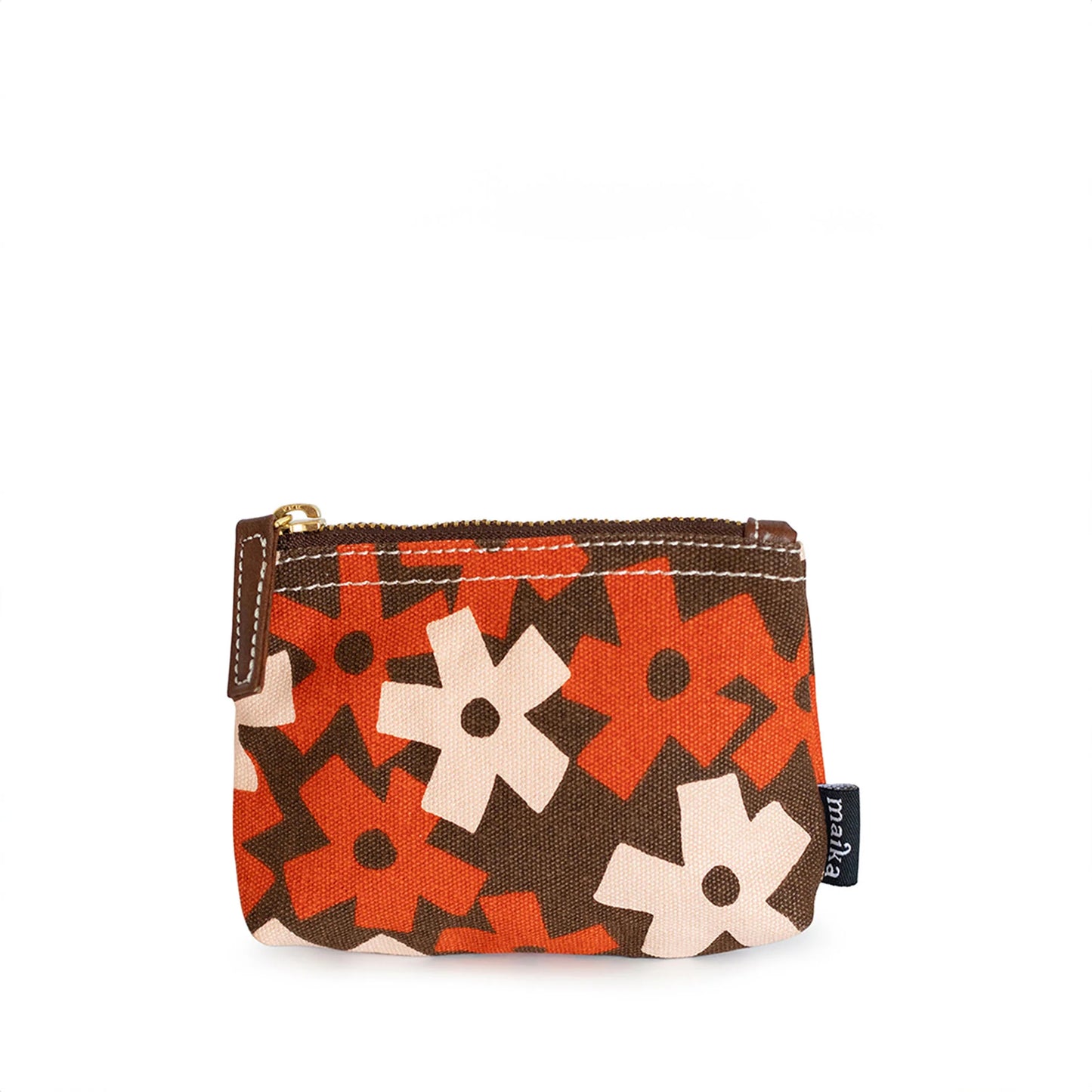 Small Zipper Pouch, Solvang Terra