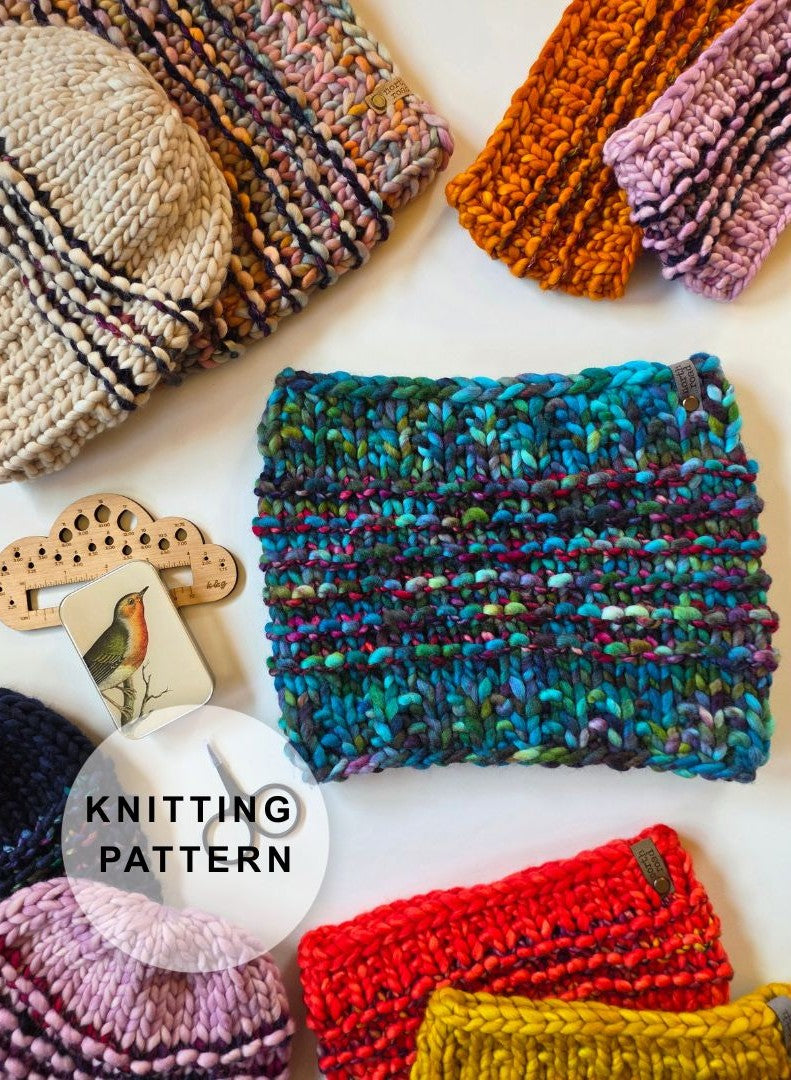 Loon Lake Cowl Knitting Pattern