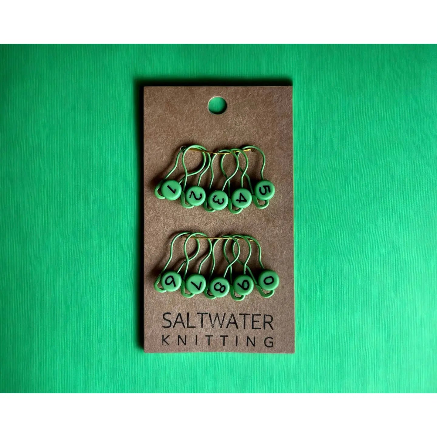 Numbered Bulb Pin Stitch Marker Set