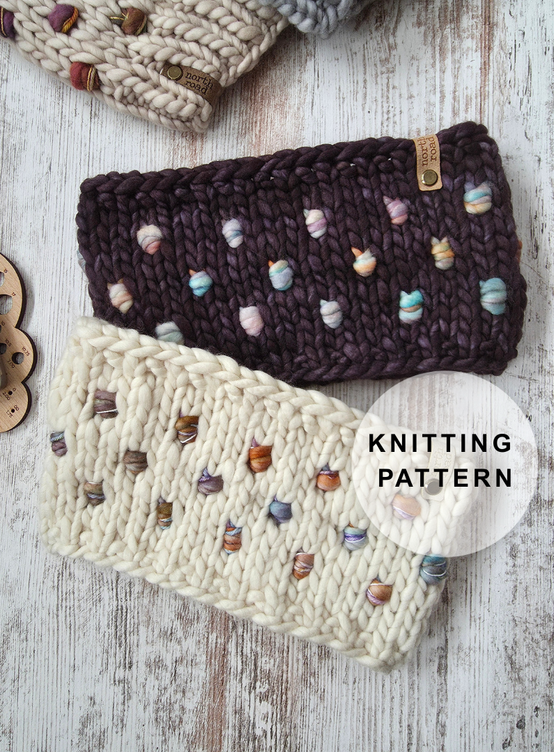 Carbonated Headband Knitting Pattern