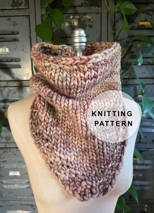 Balsam Bandana Cowl Knitting Pattern