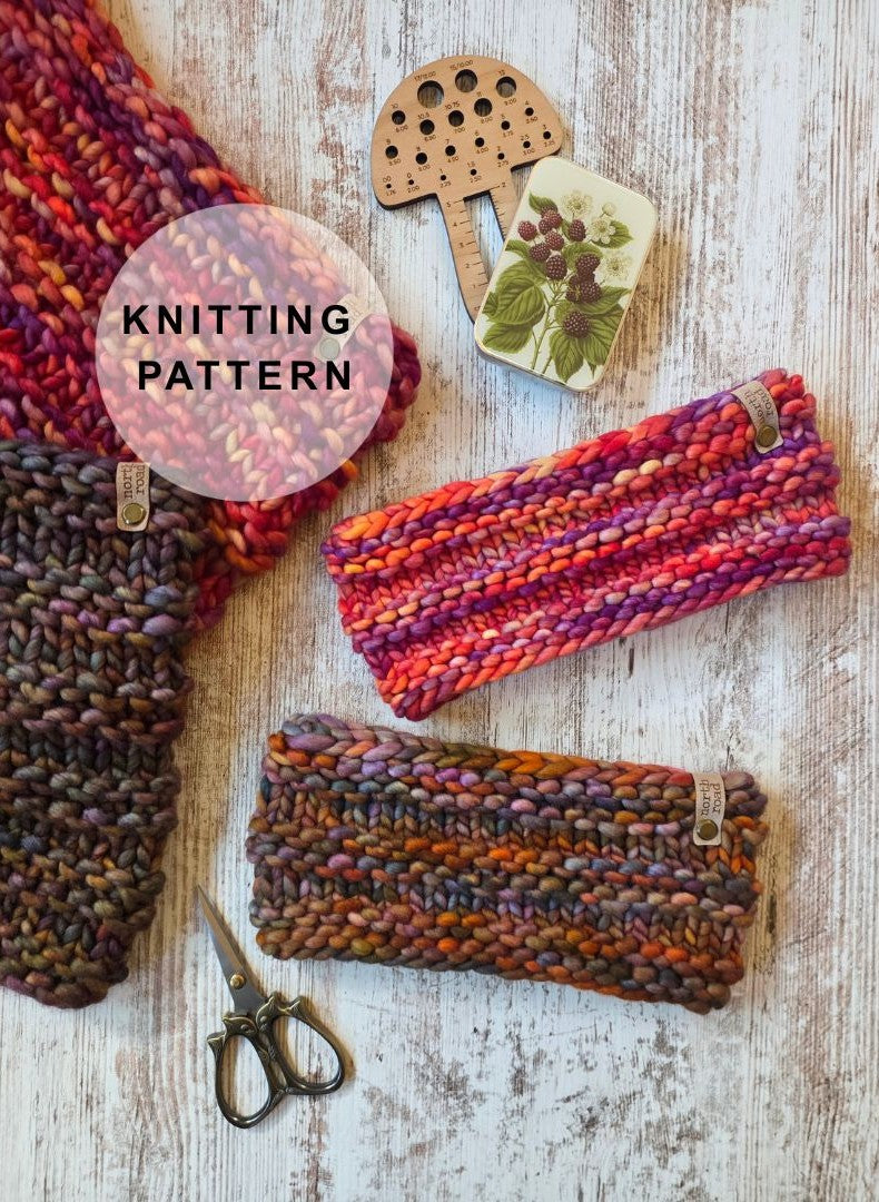 Copper Harbor Headband Knitting Pattern
