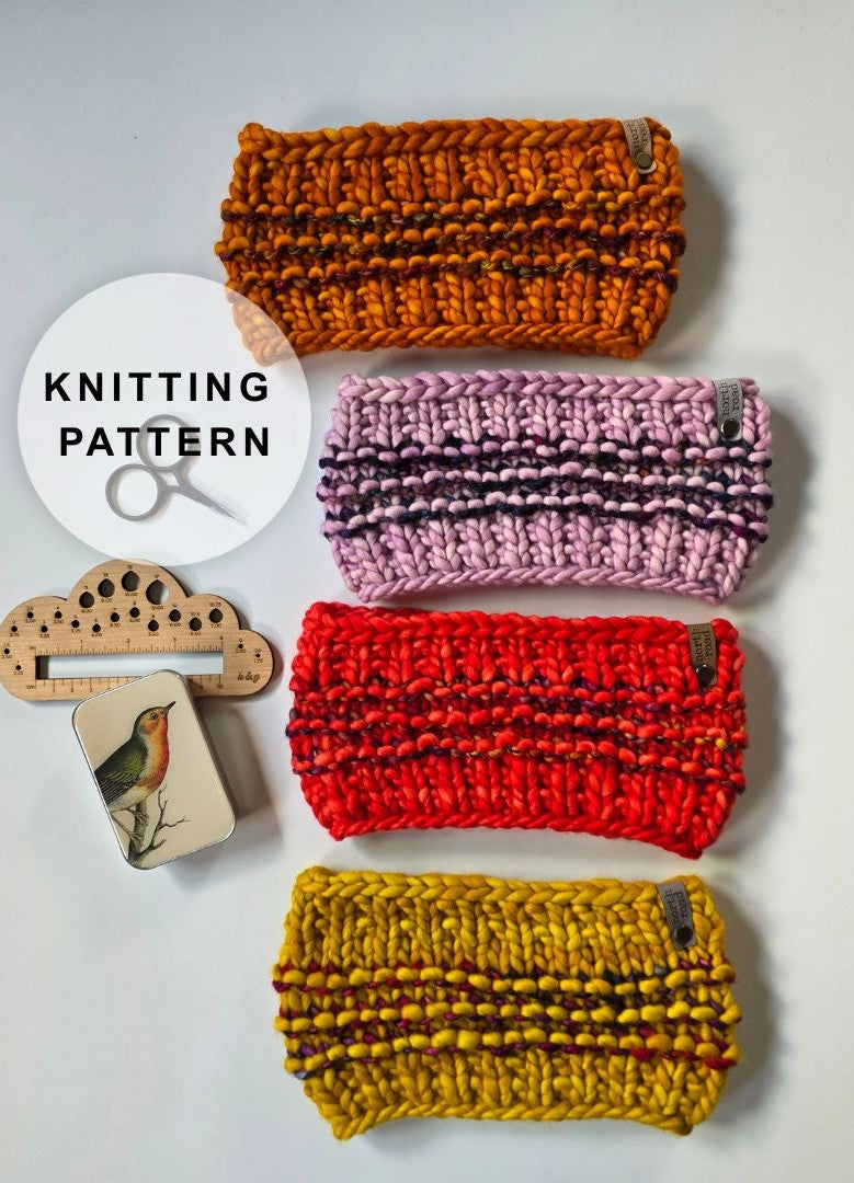 Loon Lake Headband Knitting Pattern