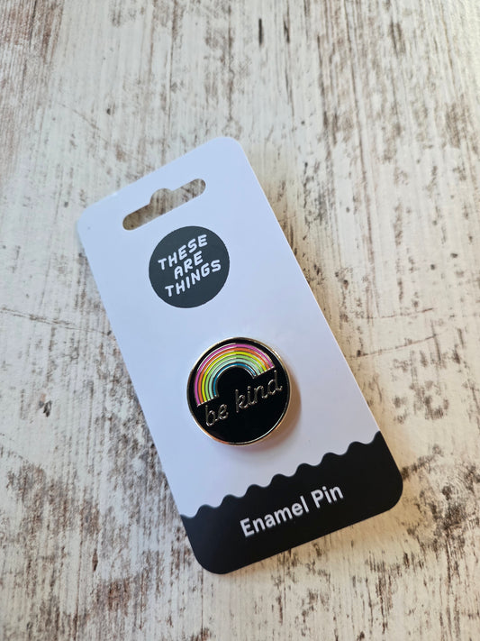 Be Kind Rainbow Enamel Pin