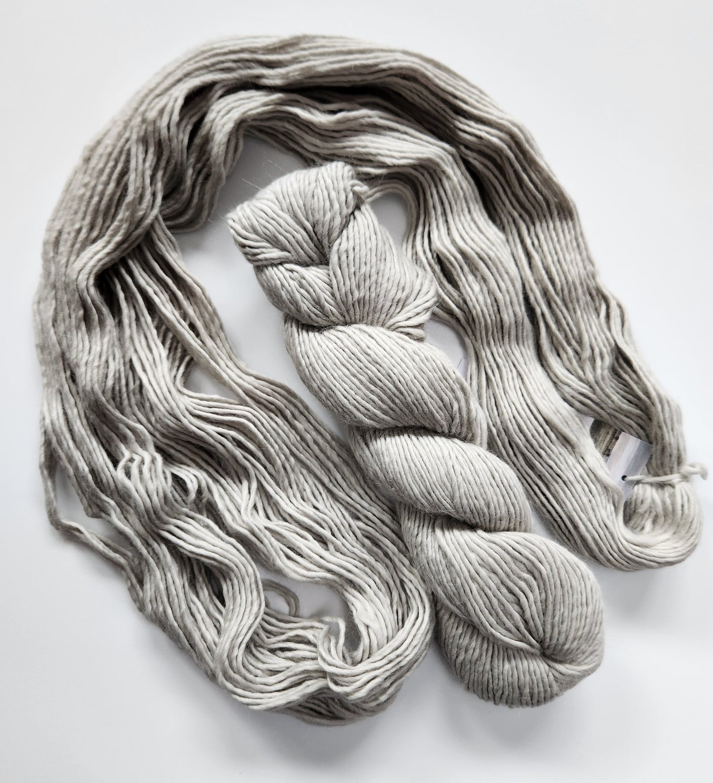 Blue Sky Fibers | Suri Merino | No. 430 | Haze | North Road Knits | Baby Suri Alpaca | Alpaca | Merino | Merino Wool | Worsted | Soft | Squishy | Plush | Smooth | Single Ply 