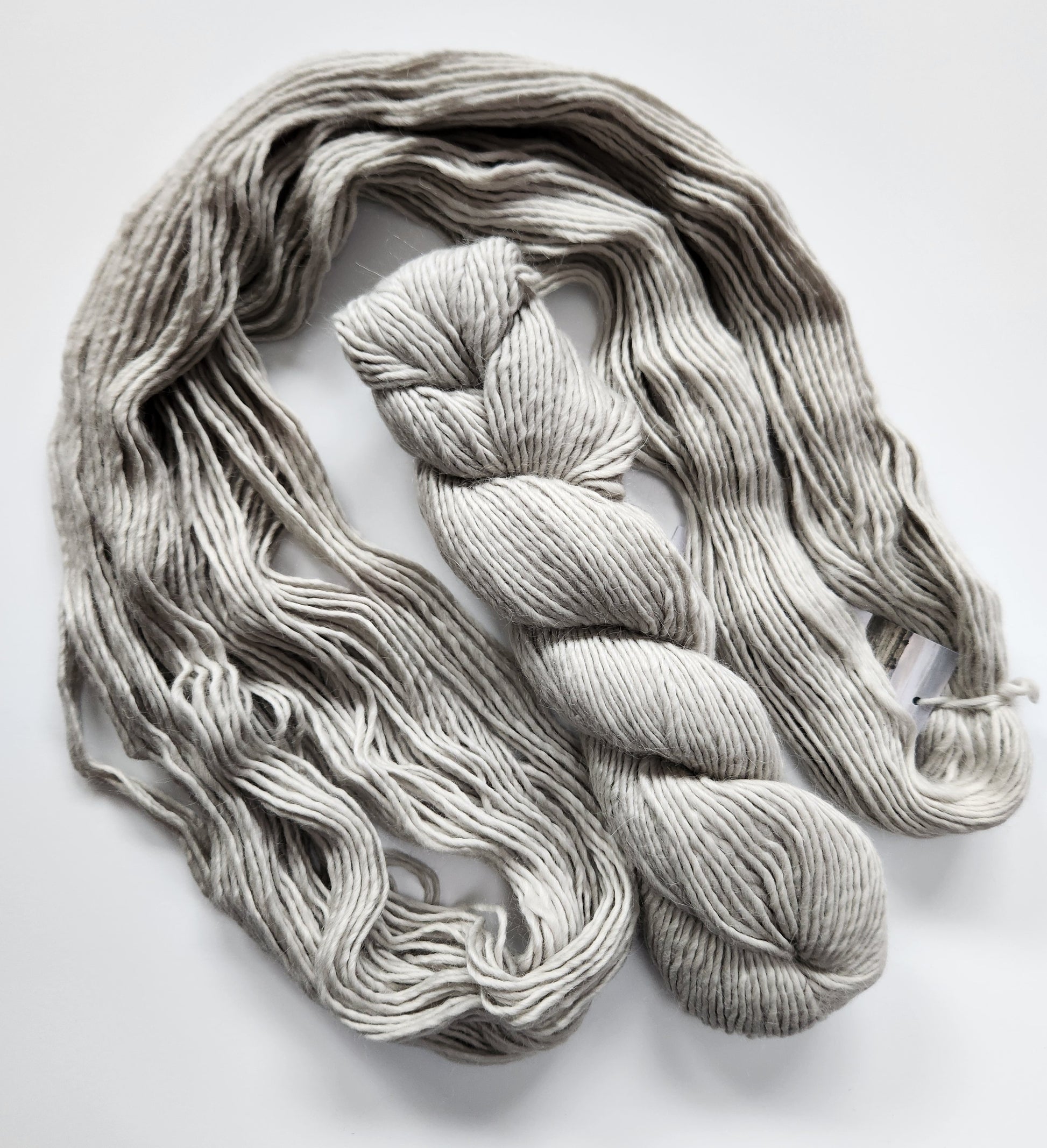 Blue Sky Fibers | Suri Merino | No. 430 | Haze | North Road Knits | Baby Suri Alpaca | Alpaca | Merino | Merino Wool | Worsted | Soft | Squishy | Plush | Smooth | Single Ply 