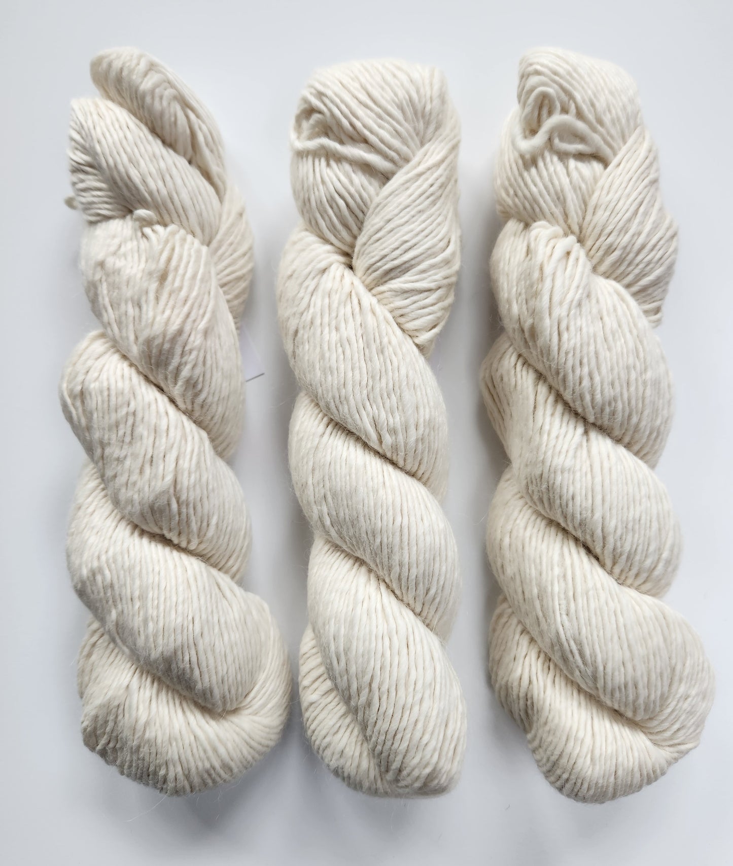 Blue Sky Fibers | Suri Merino | No. 410 | Snow | North Road Knits | Baby Suri Alpaca | Alpaca | Merino | Merino Wool | Worsted | Soft | Squishy | Plush | Smooth | Single Ply 