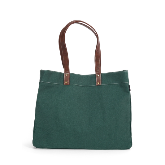 Carryall Tote | Waxed Hunter Green