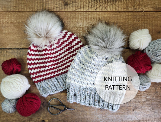 Sugar Twist Hat Knitting Pattern