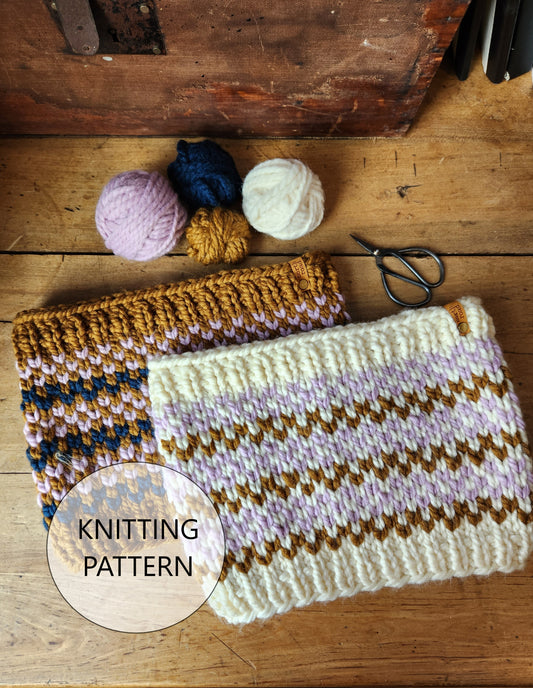 Fresh Tracks Cowl Knitting Pattern