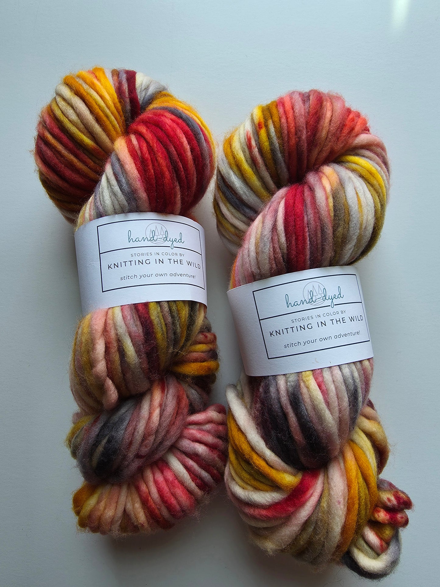 Knitting In The Wild Hand Dyed Yarn | Super Bulky | Campfire