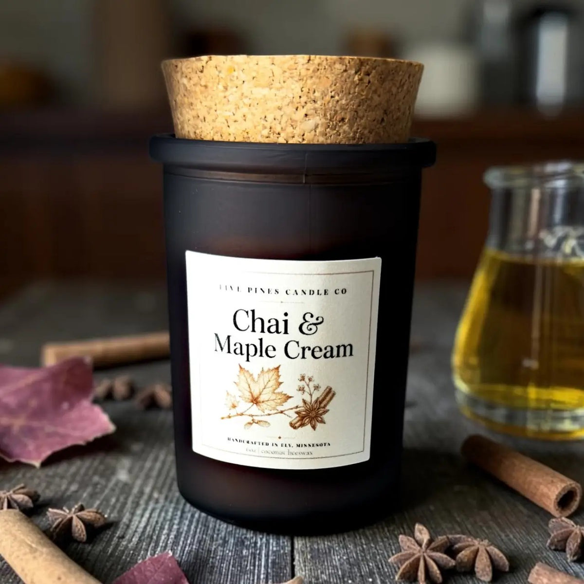 Five Pines Candle Co | 6 oz | Chai & Maple Creme